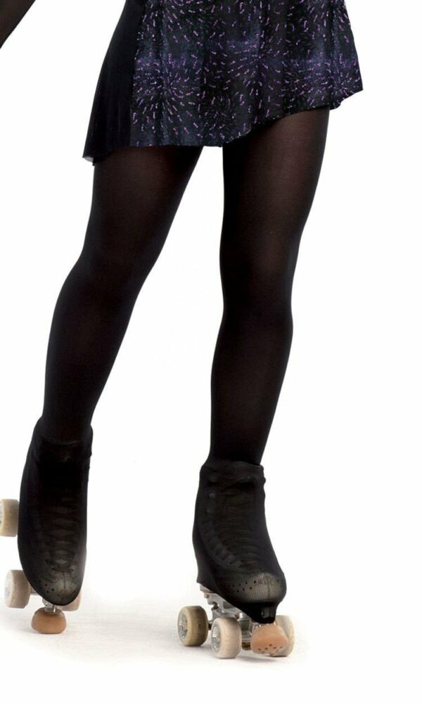 Collant cache patin noir